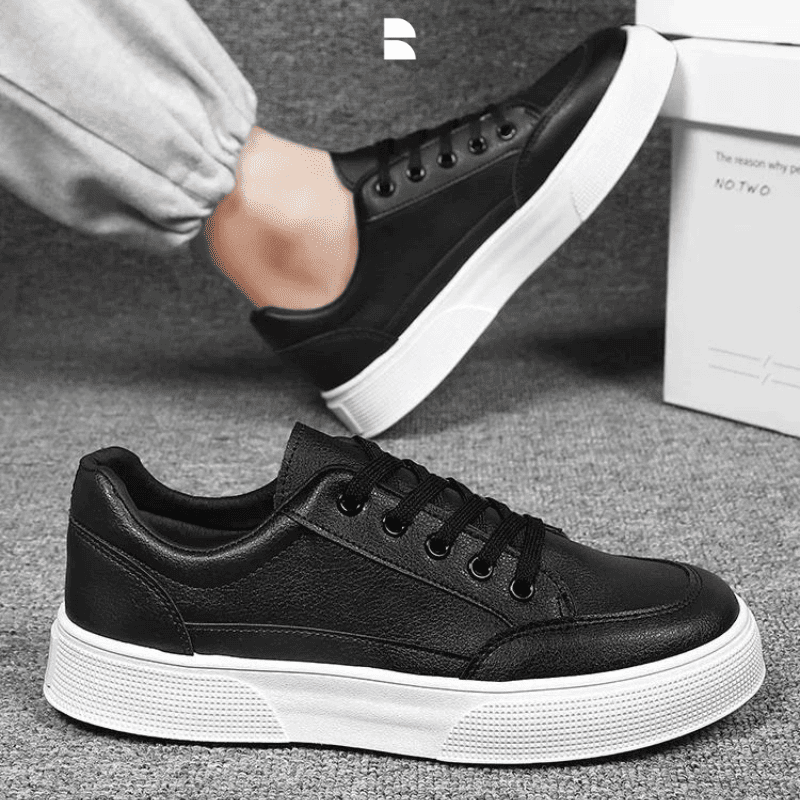 Tênis Masculino Casual em Couro Deluxe - Beefier