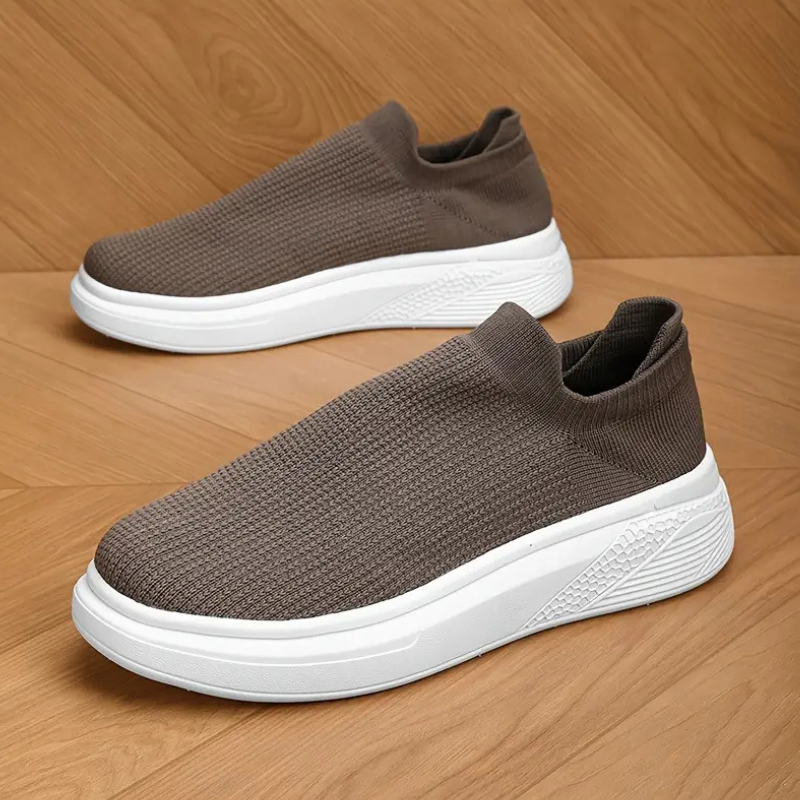 Tênis Slip-On Masculino Minimalista em Malha Premium - Will
