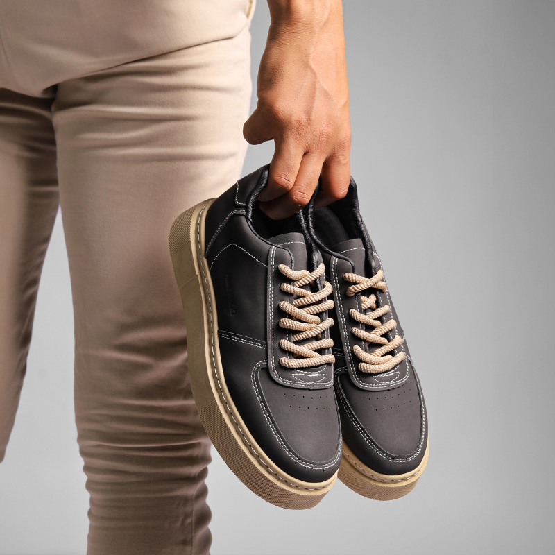 Tênis Masculino Casual em Couro Artesanal - Magnus