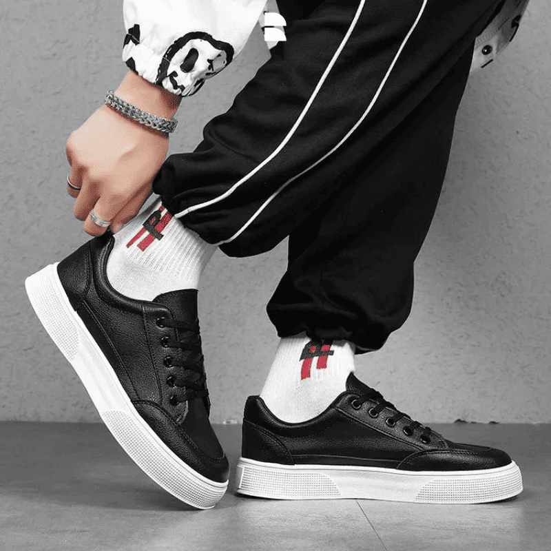 Tênis Masculino Casual em Couro Deluxe - Beefier