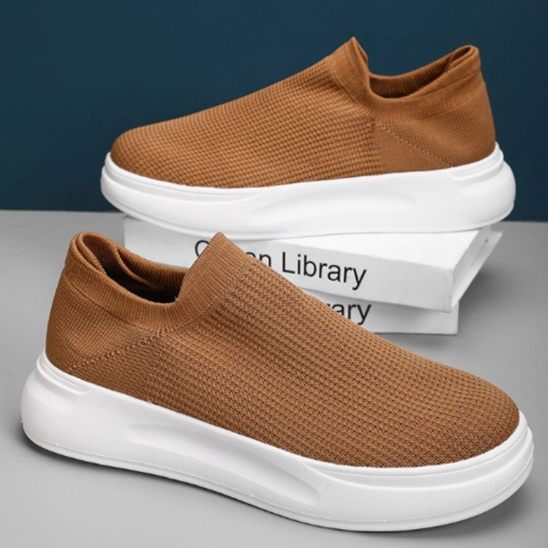 Tênis Slip-On Masculino Minimalista em Malha Premium - Will