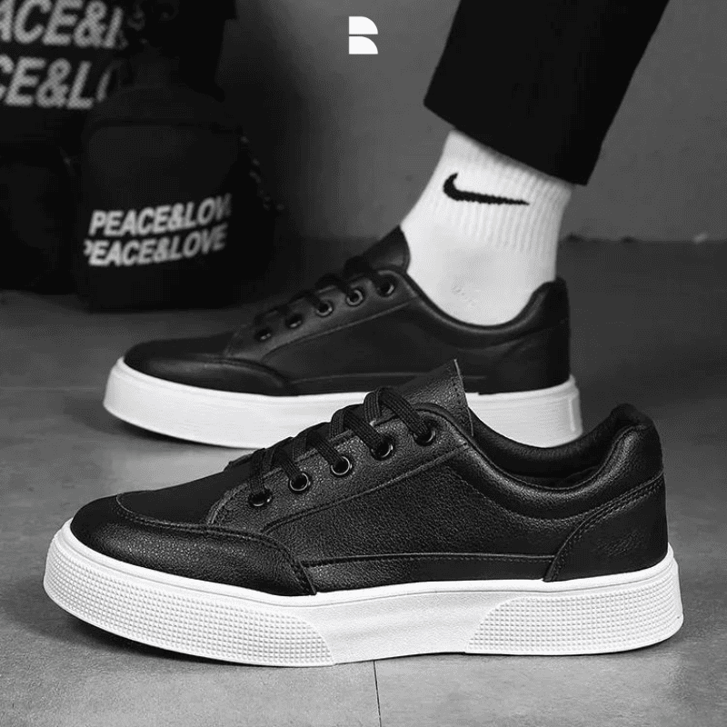 Tênis Masculino Casual em Couro Deluxe - Beefier