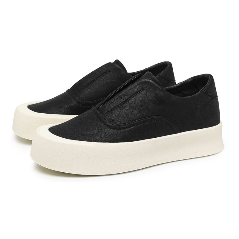 Tênis Masculino Slip-On em Couro Legítimo – Moscou
