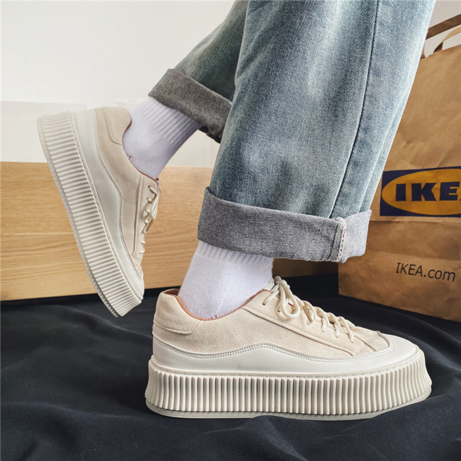 Tênis Masculino Casual em Camurça - Sunshine