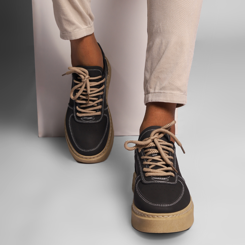 Tênis Masculino Casual em Couro Artesanal - Magnus