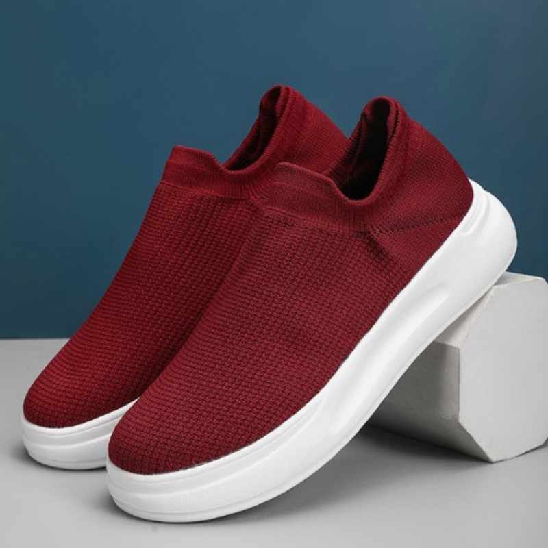 Tênis Slip-On Masculino Minimalista em Malha Premium - Will