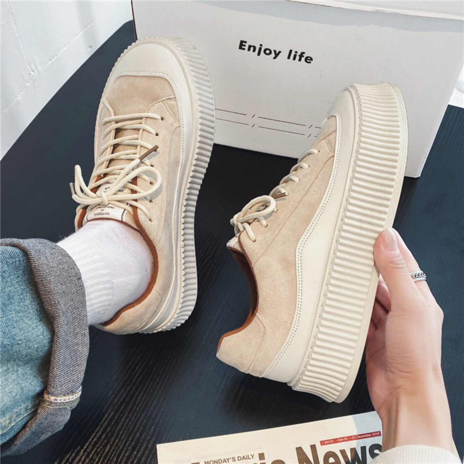 Tênis Masculino Casual em Camurça - Sunshine