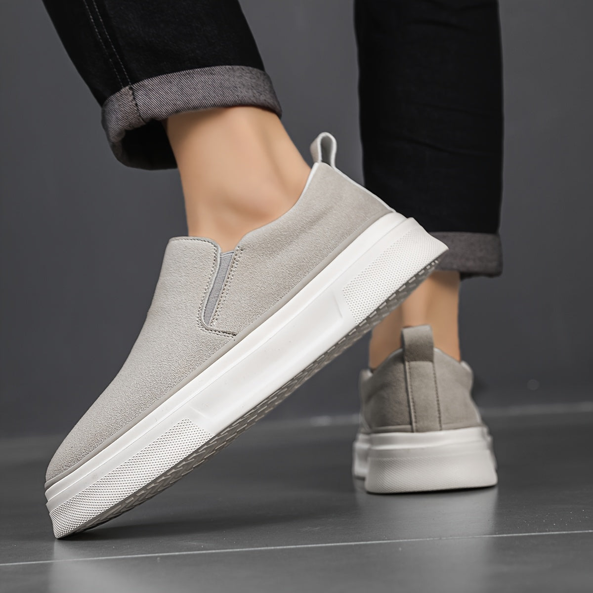 Tênis Masculino Slip-On Casual Macio – Raven