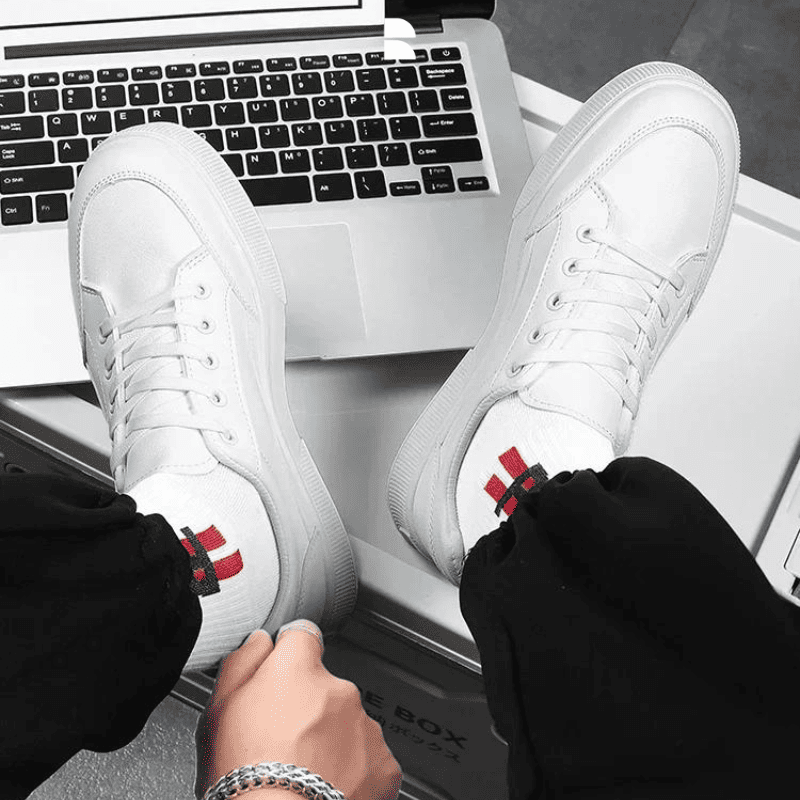 Tênis Masculino Casual em Couro Deluxe - Beefier