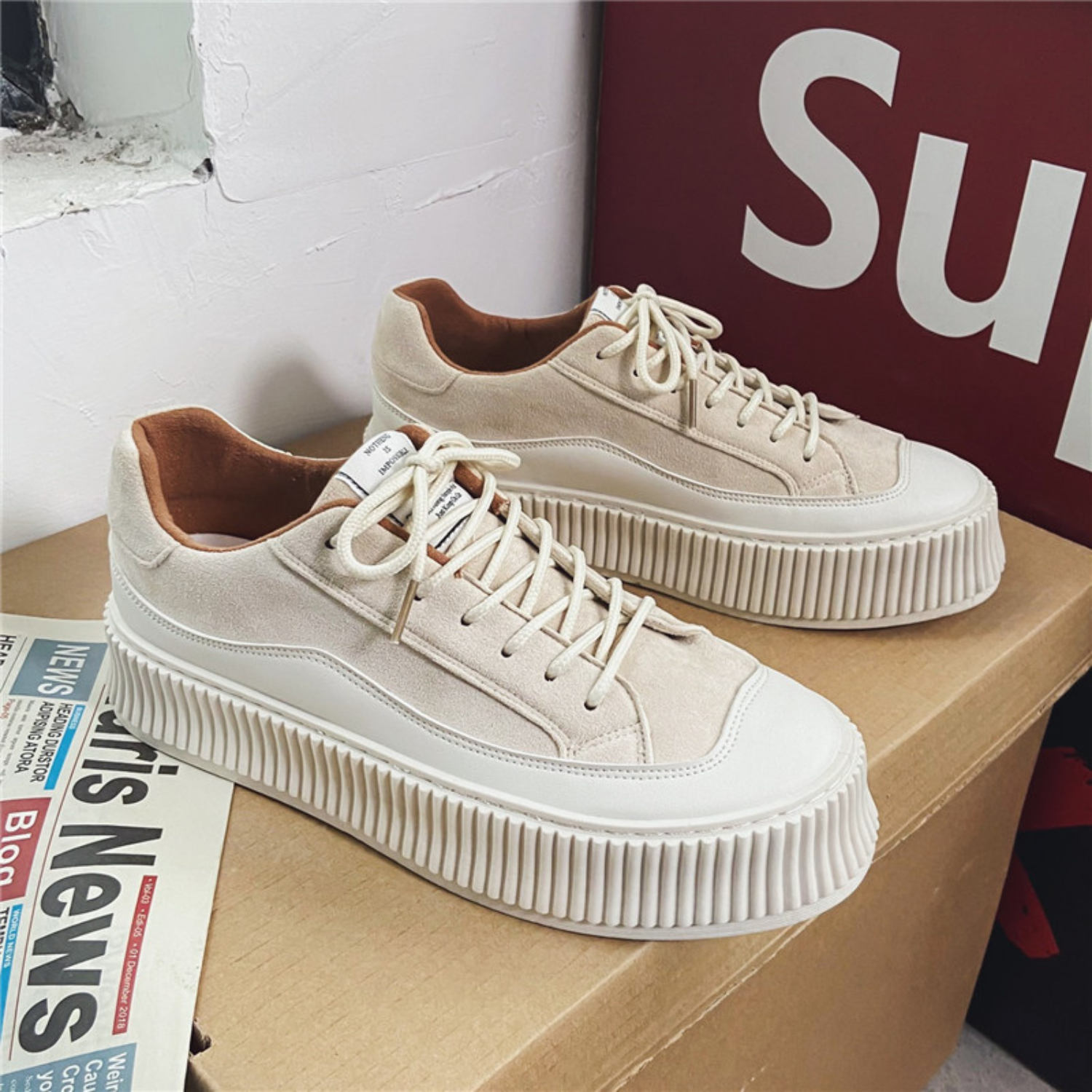 Tênis Masculino Casual em Camurça - Sunshine