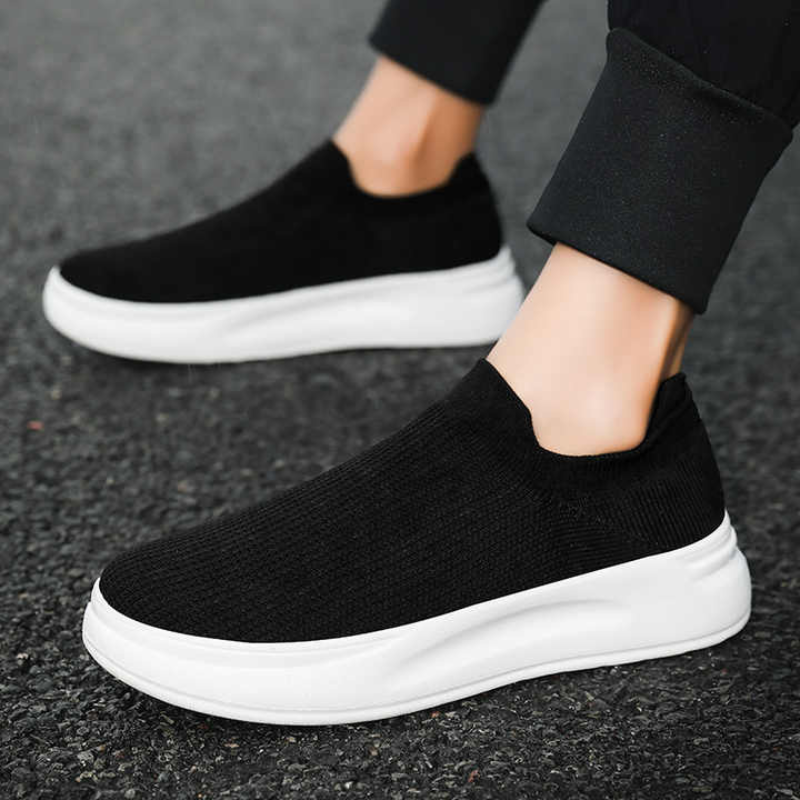 Tênis Slip-On Masculino Minimalista em Malha Premium - Will