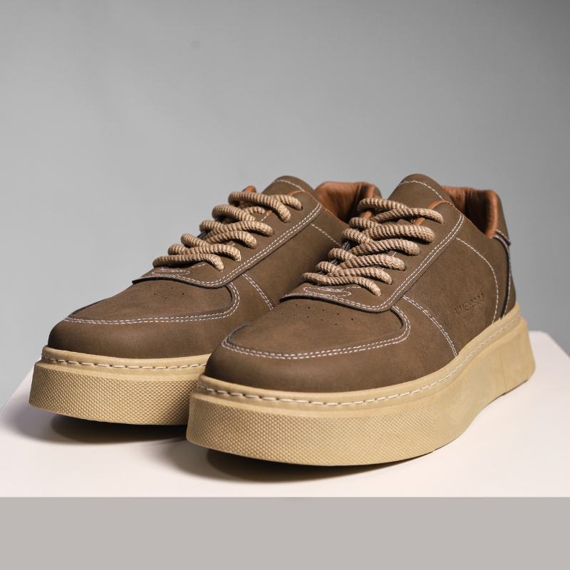 Tênis Masculino Casual em Couro Artesanal - Magnus
