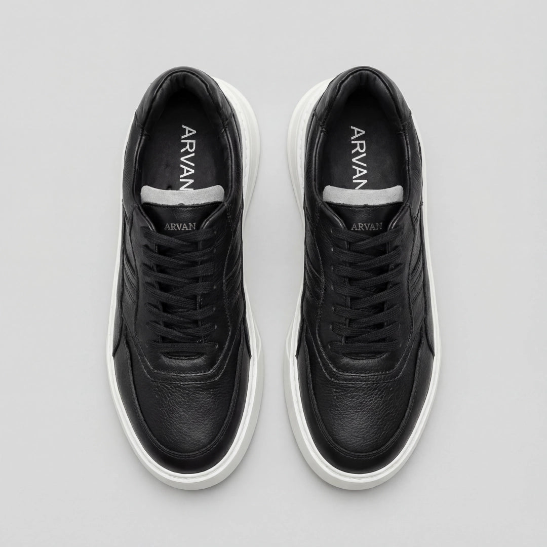 Tênis Masculino Plataforma em Couro - Nice | ARVAN