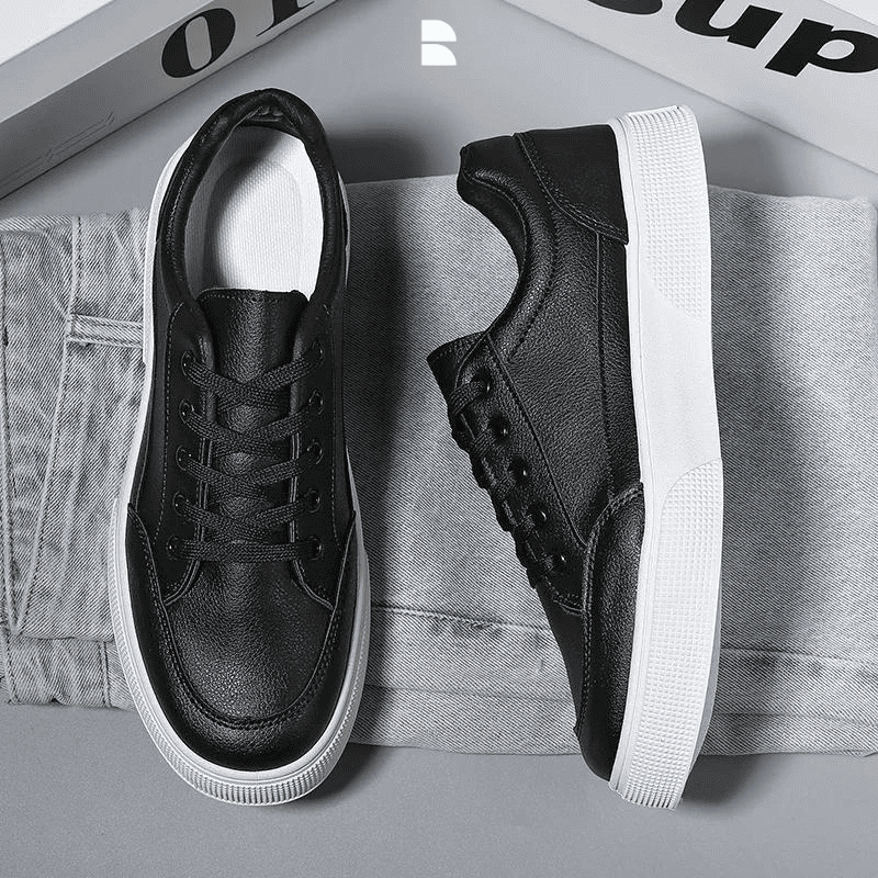 Tênis Masculino Casual em Couro Deluxe - Beefier