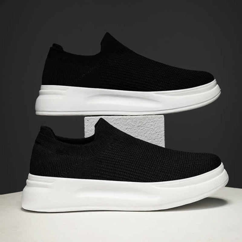 Tênis Slip-On Masculino Minimalista em Malha Premium - Will