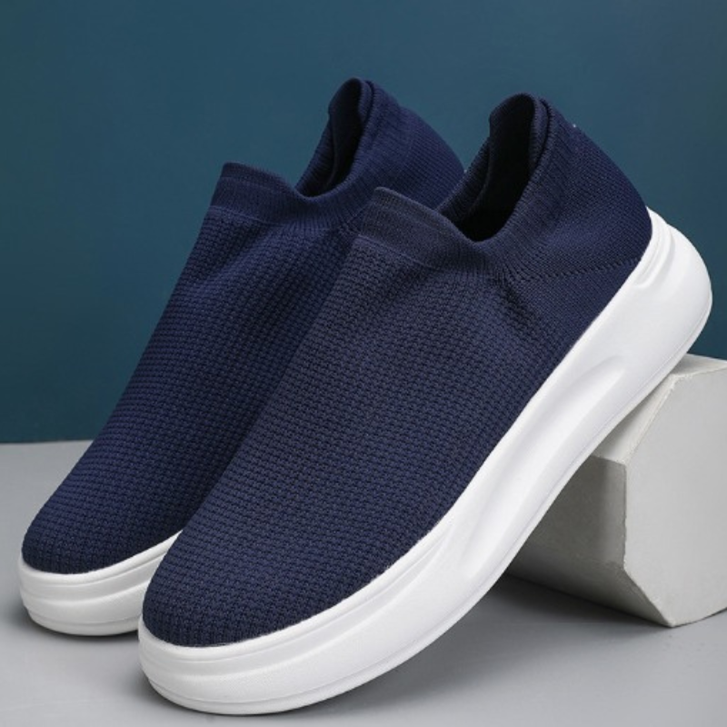Tênis Slip-On Masculino Minimalista em Malha Premium - Will
