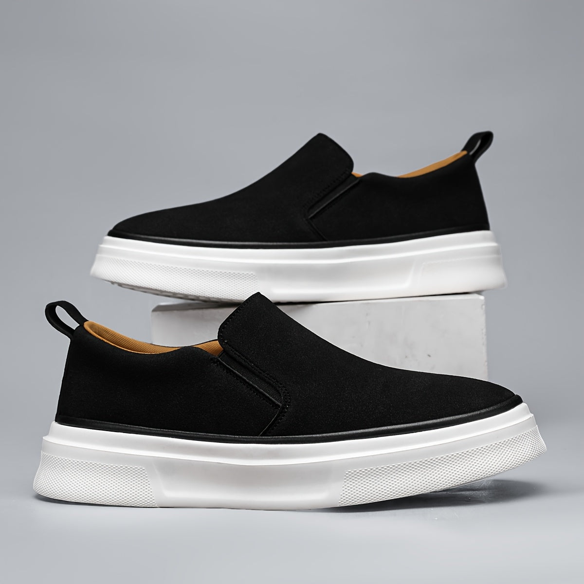 Tênis Masculino Slip-On Casual Macio – Raven