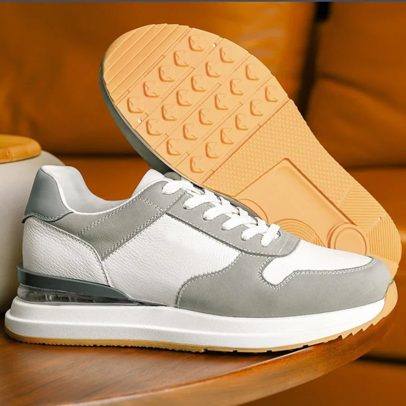 Tênis Plataforma Masculino em Couro Legítimo - Arvik