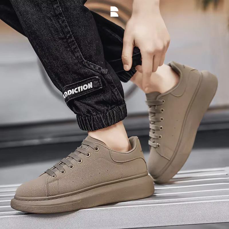 Tênis Masculino Plataforma Minimalista - Alexander
