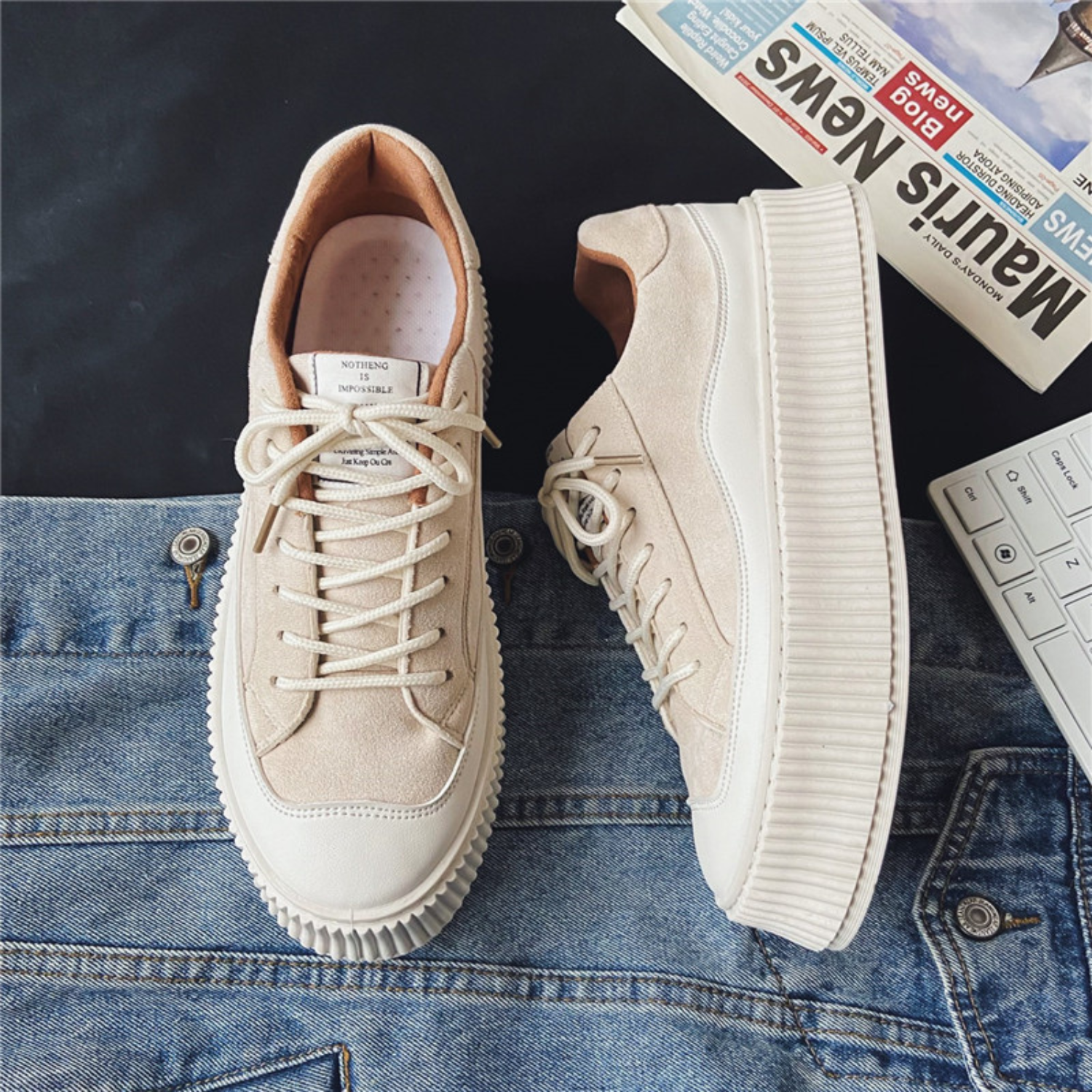 Tênis Masculino Casual em Camurça - Sunshine