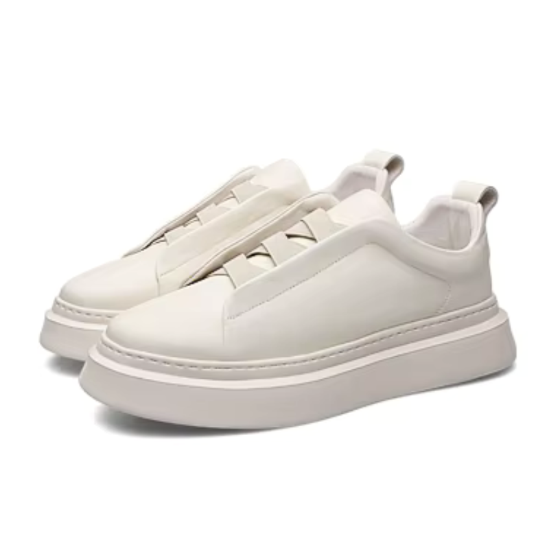 Tênis Masculino Slip-On em Couro Nobre - Califórnia