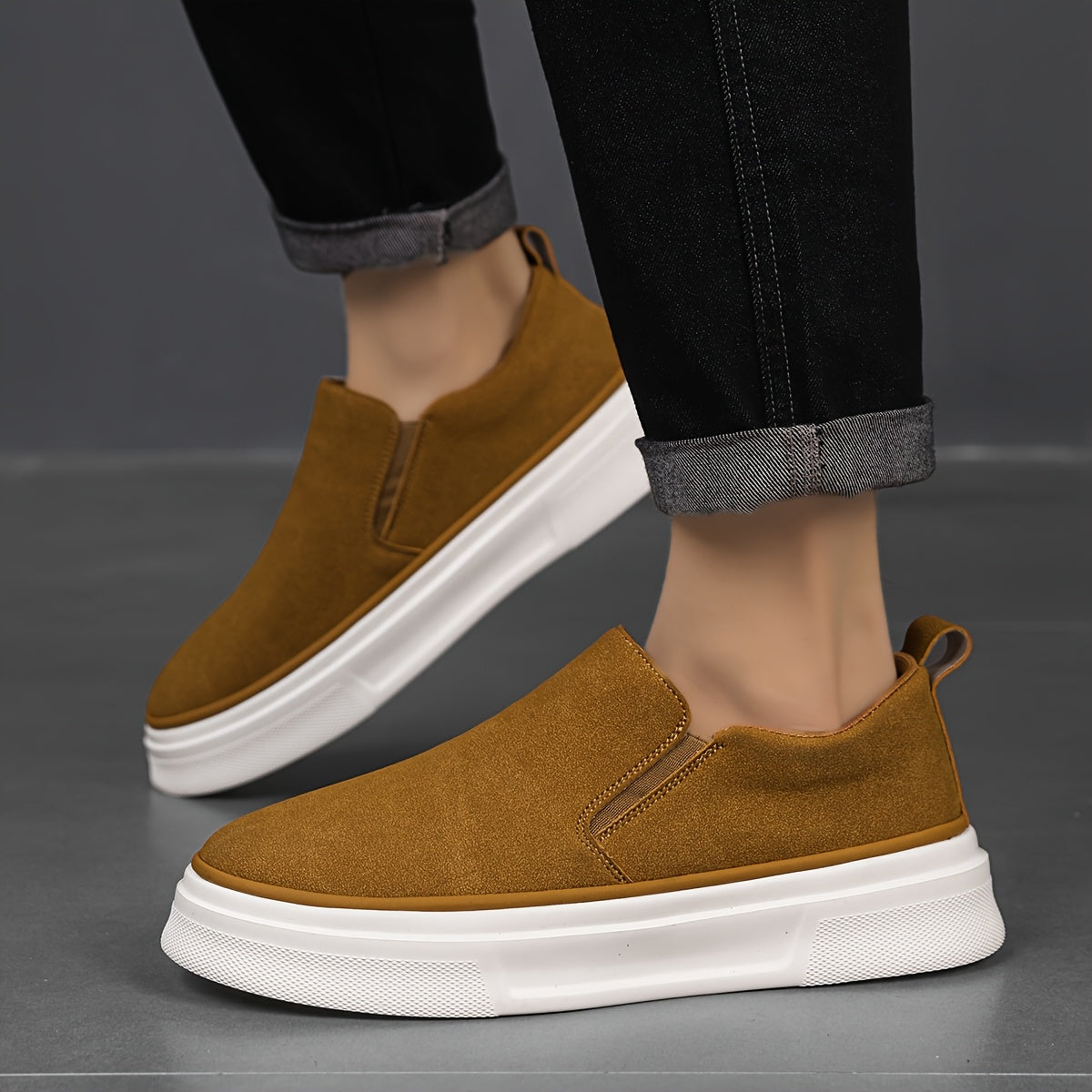 Tênis Masculino Slip-On Casual Macio – Raven