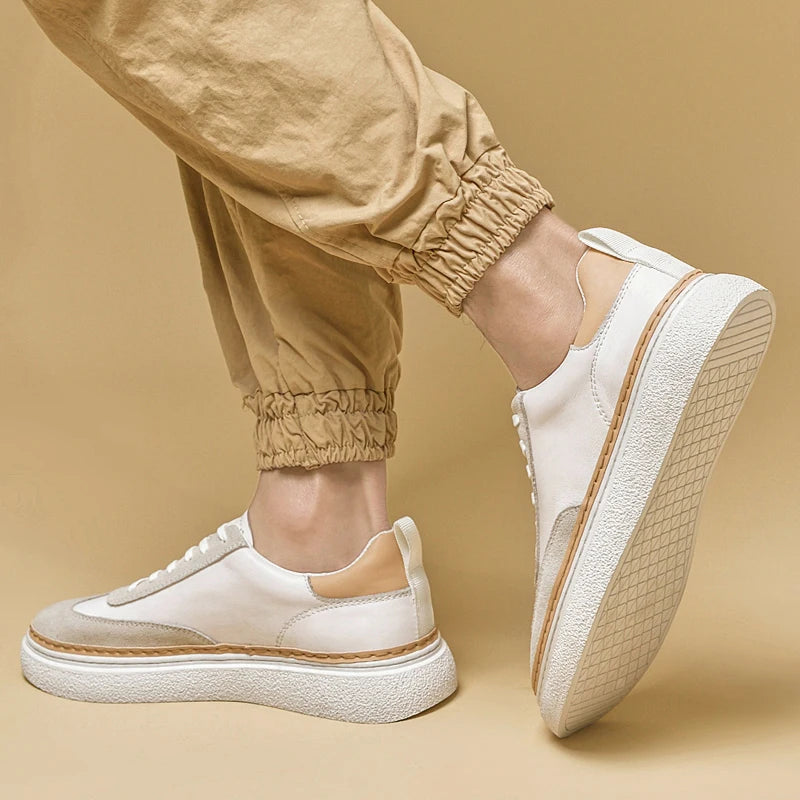 Tênis Masculino Casual em Couro Nobre - Verlan