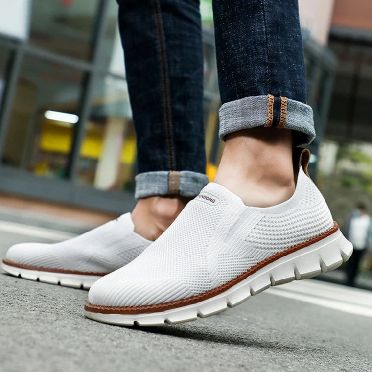 Tênis Masculino Casual Slip-On Respirável - Enzo