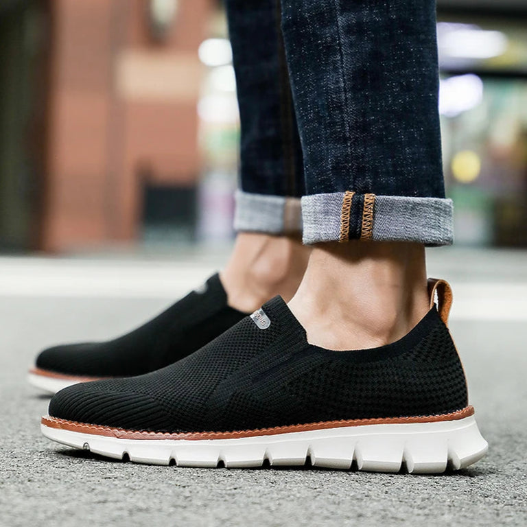 Tênis Masculino Casual Slip-On Respirável - Enzo