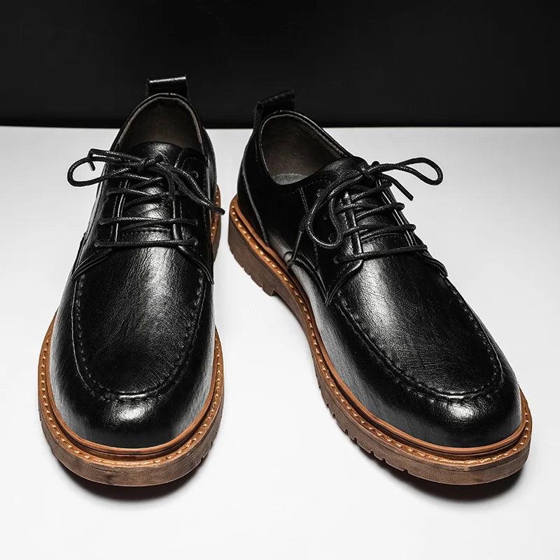 Tênis Casual Masculino em Couro Legítimo - Dorian