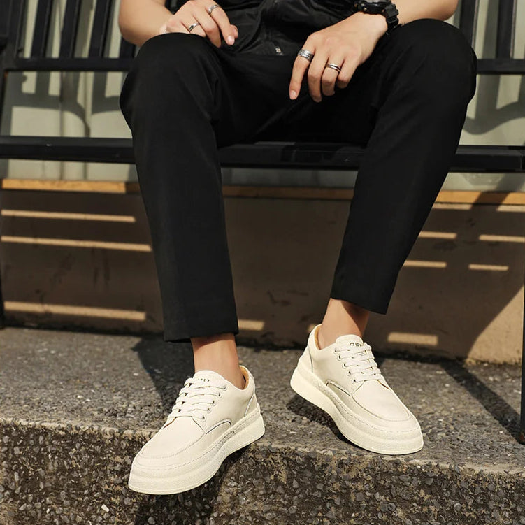 Tênis Casual Masculino em Couro Premium - Orion