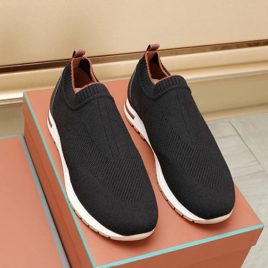 Tênis Masculino Slip-On Casual em Malha Respirável - Dante
