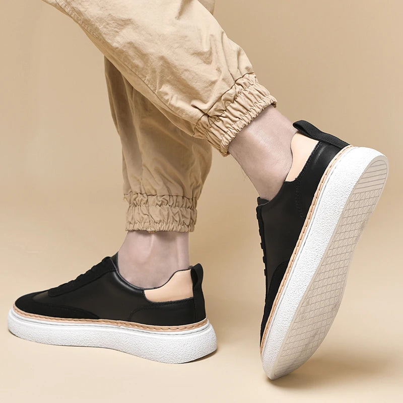 Tênis Masculino Casual em Couro Nobre - Verlan