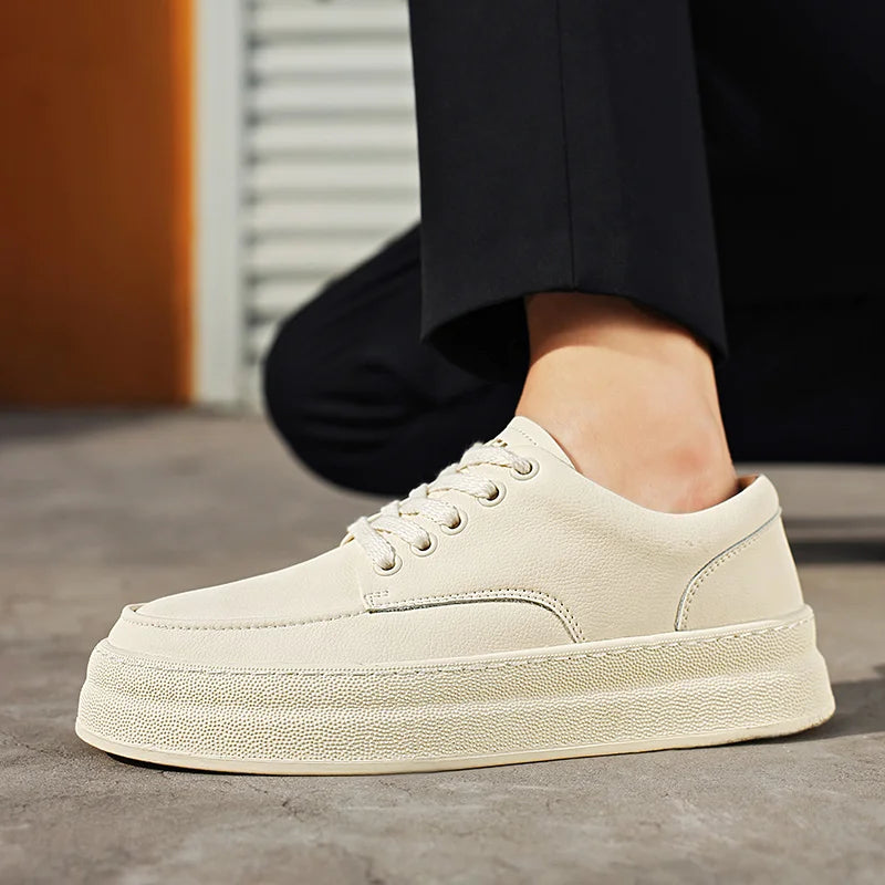 Tênis Casual Masculino em Couro Premium - Orion