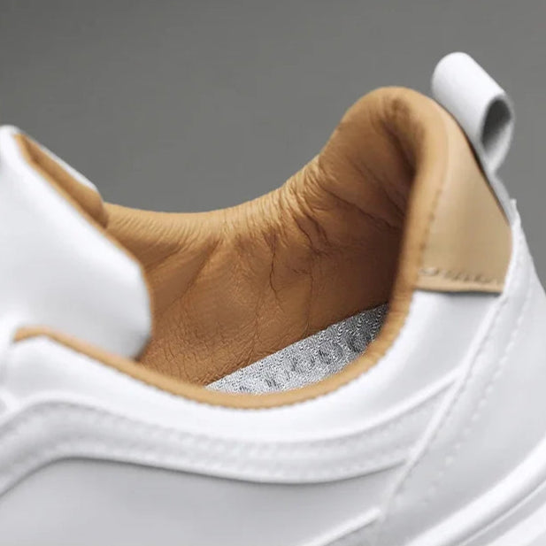 Tênis Masculino Plataforma Leve em Tecido Premium - Milano