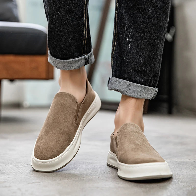 Mocassim Masculino Casual em Camurça - Duque