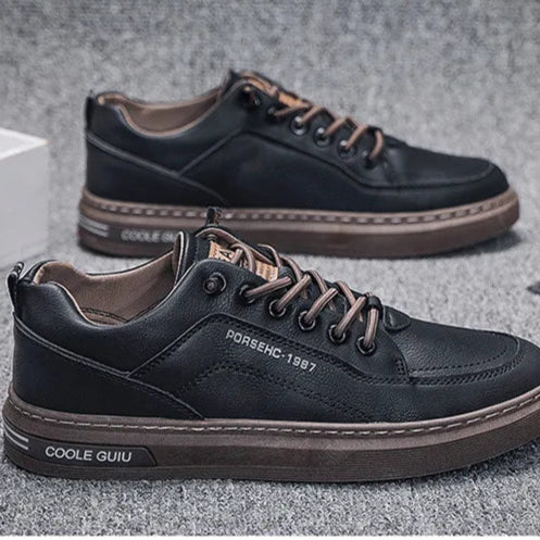 Tênis Masculino Casual em Couro e Macio - Roland