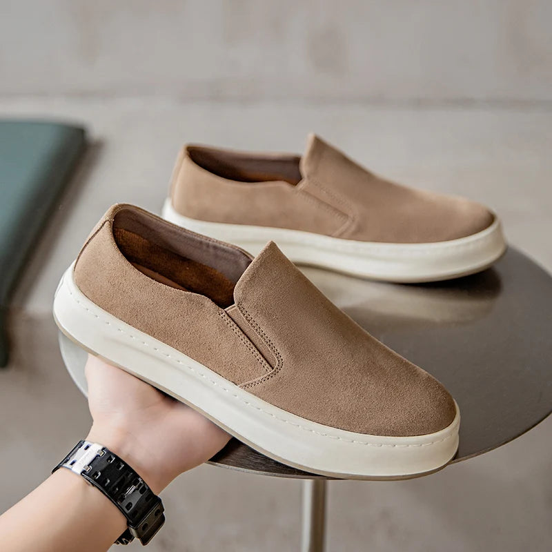 Mocassim Masculino Casual em Camurça - Duque