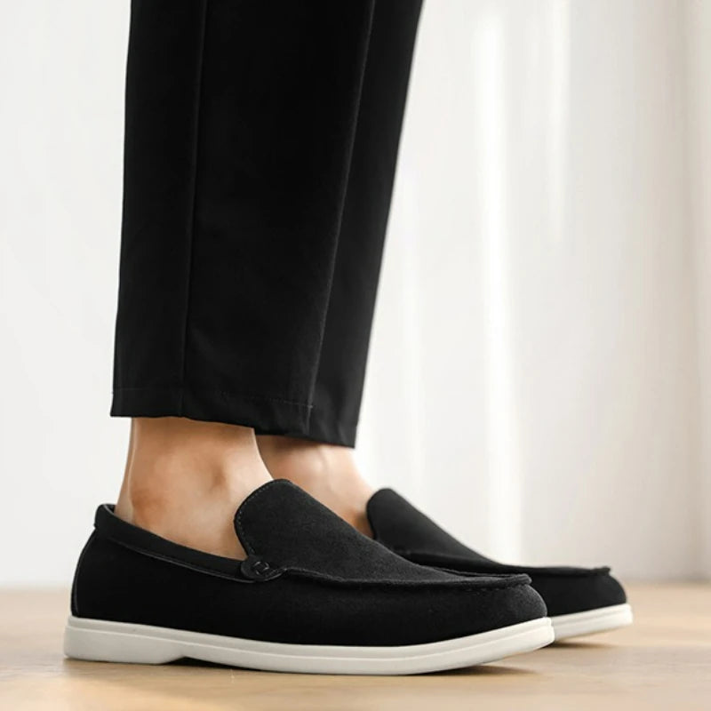 Mocassim Casual Masculino em Camurça com Solado Leve – Evan