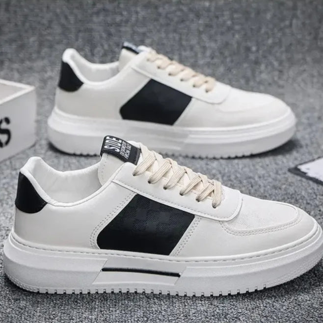 Tênis Masculino Casual Confortável e em Couro - Lorenzo