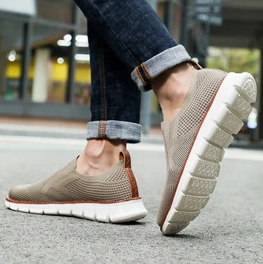 Tênis Masculino Casual Slip-On Respirável - Enzo