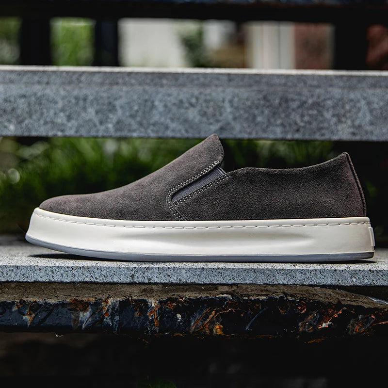 Mocassim Masculino Casual em Camurça - Duque