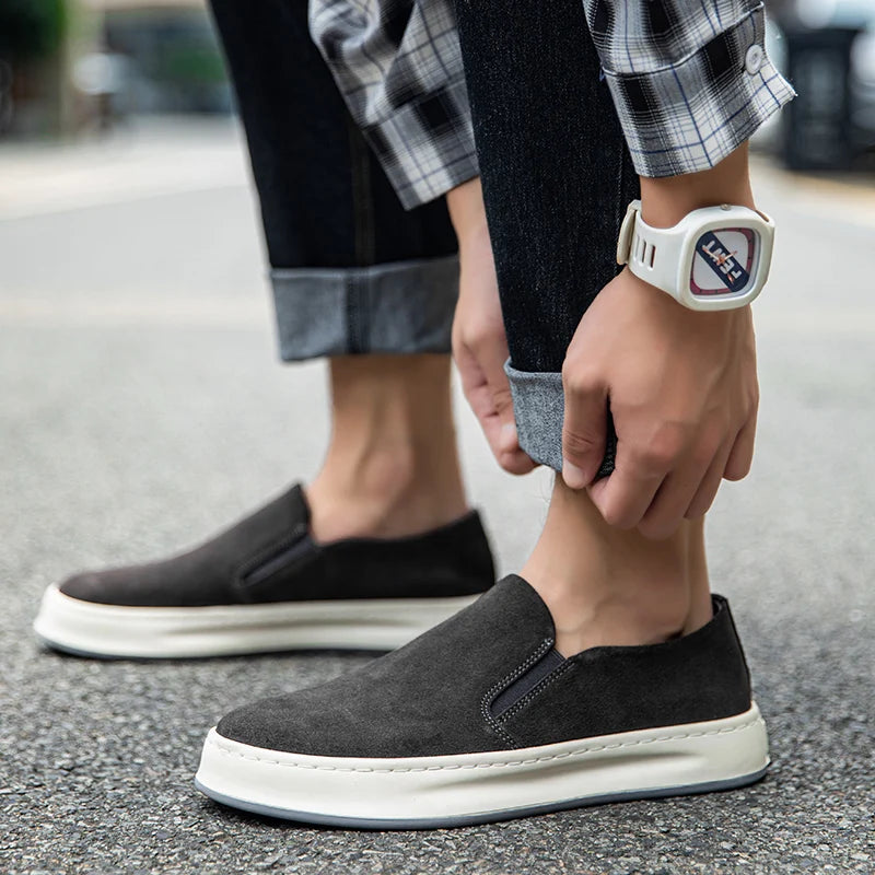 Mocassim Masculino Casual em Camurça - Duque