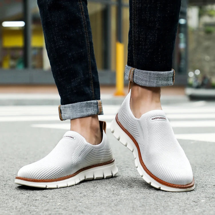 Tênis Masculino Casual Slip-On Respirável - Enzo
