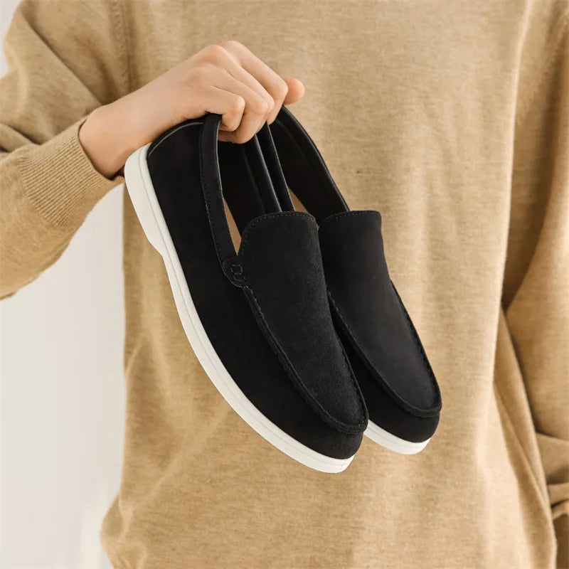 Mocassim Casual Masculino em Camurça com Solado Leve – Evan