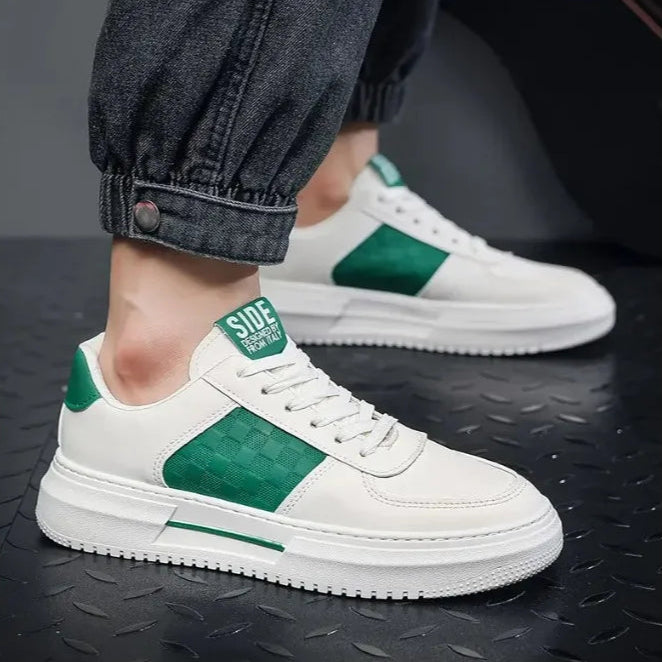 Tênis Masculino Casual Confortável e em Couro - Lorenzo