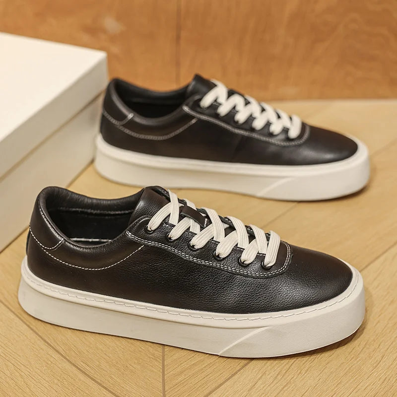Tênis Masculino Casual em Couro Legítimo - Romano
