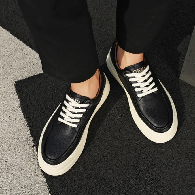 Tênis Casual Masculino em Couro Premium - Orion