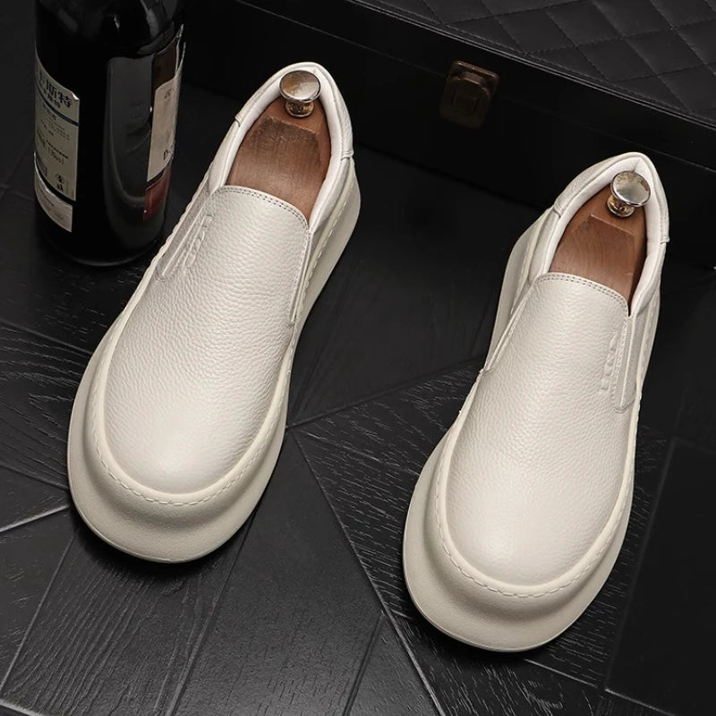 Mocassim Masculino Casual em Couro - Levi