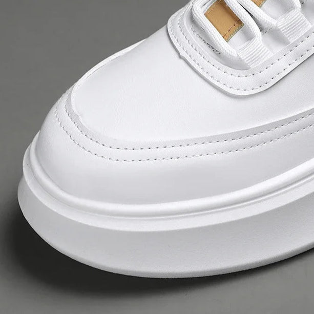 Tênis Masculino Plataforma Leve em Tecido Premium - Milano